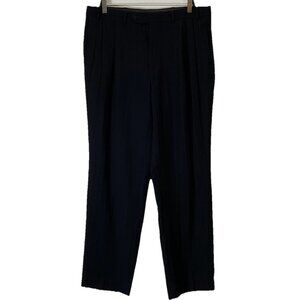 Nautica Men’s Navy Blue Striped Separate Dress Pants Size W37